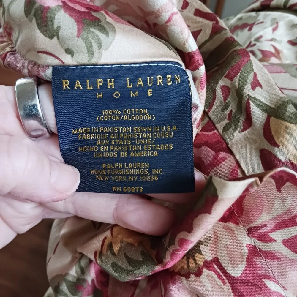 Ralph Lauren Guinevere Reversible Cotton Sateen Twin Duvet Cover
